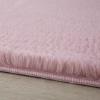 Hochflor Teppich POUFFY Rosa 80 x 250 cm