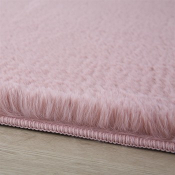 Hochflor Teppich POUFFY Rosa 240 x 340 cm