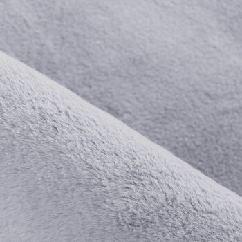 Hochflor Teppich POUFFY Silber 120 cm x 170 cm