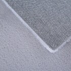 Hochflor Teppich POUFFY Silber 140 x 200 cm