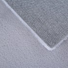Hochflor Teppich POUFFY Silber 200 cm x 290 cm