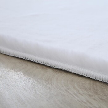 Hochflor Teppich POUFFY Weiß 60 x 110 cm