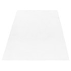 Hochflor Teppich POUFFY Weiß 160 cm x 230 cm