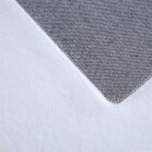 Hochflor Teppich POUFFY Weiß 160 cm Rund