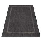 Outdoor Teppich RELAX Schwarz 80 x 250 cm