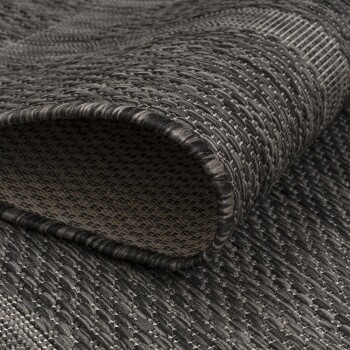 Outdoor Teppich RELAX Schwarz 120 cm x 170 cm