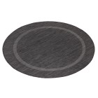 Outdoor Teppich RELAX Schwarz 160 cm Rund
