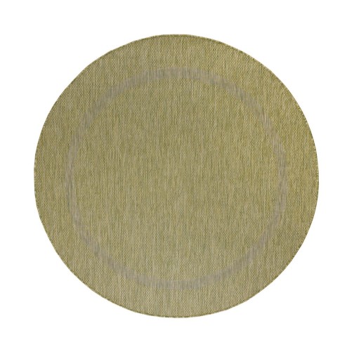 Outdoor Teppich RELAX Grün 120 cm Rund