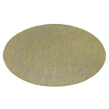 Outdoor Teppich RELAX Grün 120 cm Rund