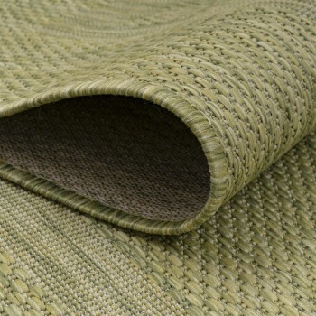 Outdoor Teppich RELAX Grün 120 cm Rund