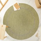 Outdoor Teppich RELAX Grün 120 cm Rund