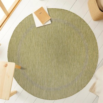 Outdoor Teppich RELAX Grün 160 cm Rund