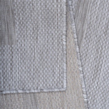 Outdoor Teppich RELAX Silber 200 cm x 290 cm