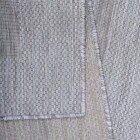 Outdoor Teppich RELAX Silber 120 cm Rund