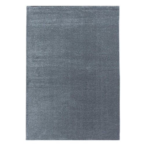 Kurzflor Teppich RIO Silber 80 x 150 cm