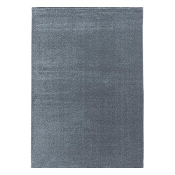 Kurzflor Teppich RIO Silber 80 x 150 cm