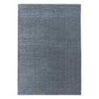Kurzflor Teppich RIO Silber 80 x 150 cm