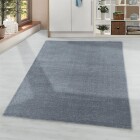 Kurzflor Teppich RIO Silber 80 x 150 cm