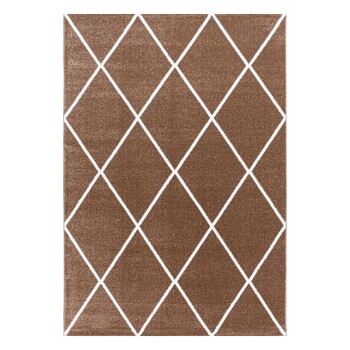 Kurzflor Teppich RIO Kupfer 80 x 150 cm