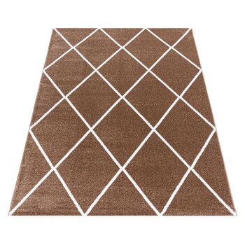 Kurzflor Teppich RIO Kupfer 80 x 150 cm