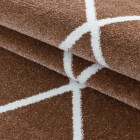Kurzflor Teppich RIO Kupfer 80 x 150 cm