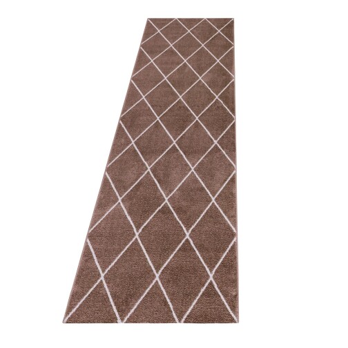 Kurzflor Teppich RIO Kupfer 80 x 250 cm