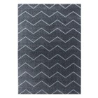 Kurzflor Teppich RIO Grau 140 x 200 cm