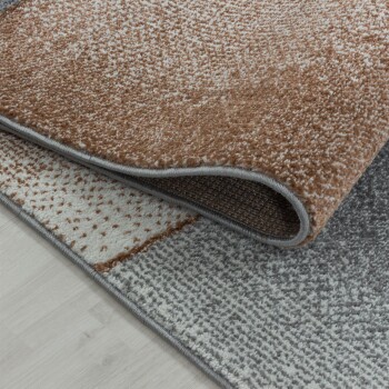 Kurzflor Teppich RIO Kupfer 120 cm x 170 cm