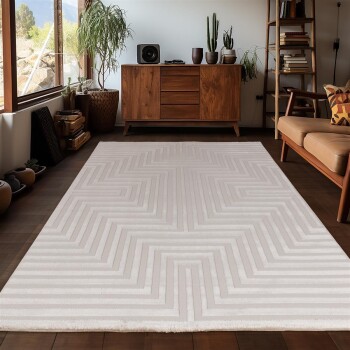 Indoor Teppich SAHARA Beige 120 cm x 170 cm