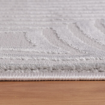 Indoor Teppich SAHARA Silber 80 x 150 cm
