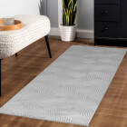 Indoor Teppich SAHARA Silber 80 x 250 cm