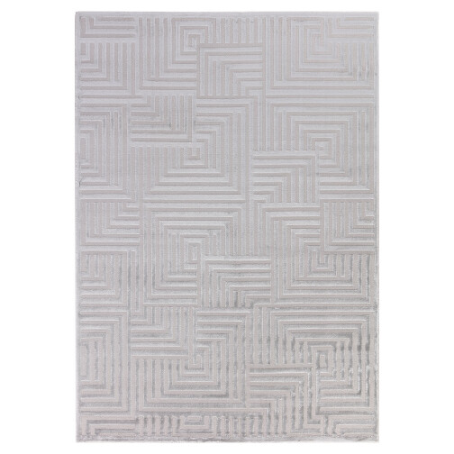 Indoor Teppich SAHARA Silber 120 cm x 170 cm