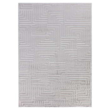Indoor Teppich SAHARA Silber 140 x 200 cm