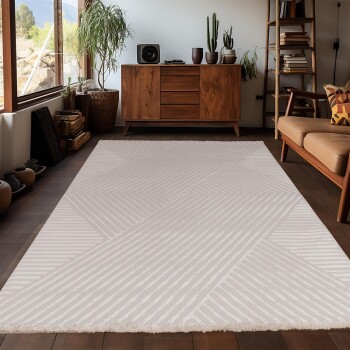Indoor Teppich SAHARA Beige 120 cm x 170 cm