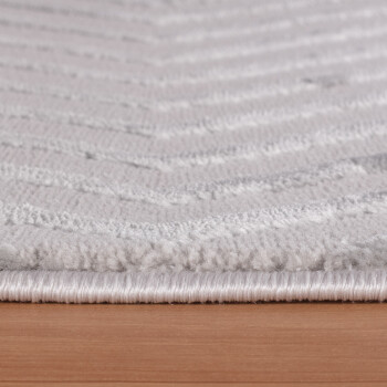 Indoor Teppich SAHARA Silber 80 x 250 cm