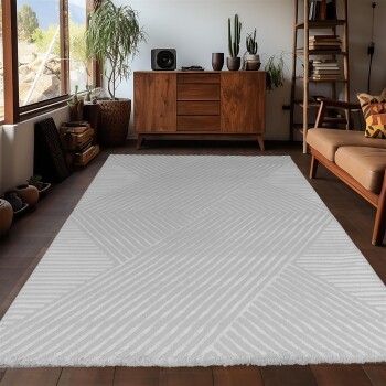 Indoor Teppich SAHARA Silber 160 cm x 230 cm