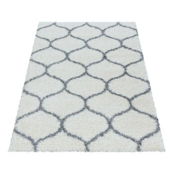 Hochflor Teppich SALSA Creme 240 x 340 cm