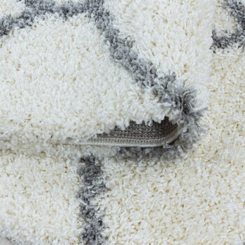 Hochflor Teppich SALSA Creme 240 x 340 cm