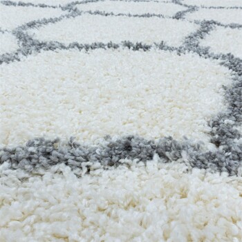 Hochflor Teppich SALSA Creme 240 x 340 cm