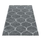 Hochflor Teppich SALSA Grau 280 x 370 cm