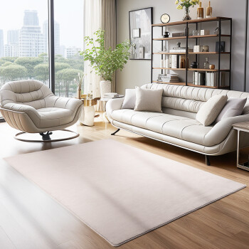 Kurzflor Teppich SKY Beige 80 x 150 cm