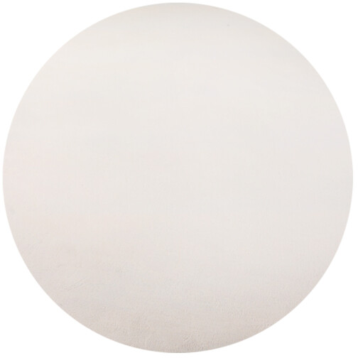 Kurzflor Teppich SKY Creme 160 cm Rund