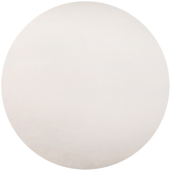 Kurzflor Teppich SKY Creme 160 cm Rund