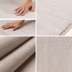 Kurzflor Teppich SKY Creme 160 cm Rund
