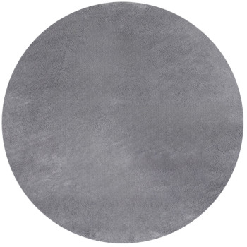 Kurzflor Teppich SKY Grau 120 cm Rund