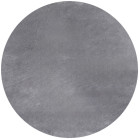 Kurzflor Teppich SKY Grau 120 cm Rund