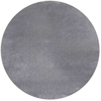 Kurzflor Teppich SKY Grau 160 cm Rund