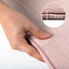 Kurzflor Teppich SKY Rosa 80 x 250 cm