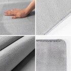 Kurzflor Teppich SKY Silber 80 x 150 cm