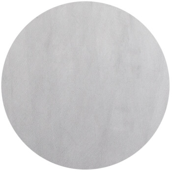 Kurzflor Teppich SKY Silber 200 cm Rund